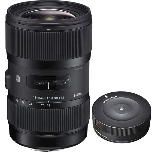Sigma AF 18-35mm f/1.8 DC HSM Lens for Canon with USB Dock for Canon Lens