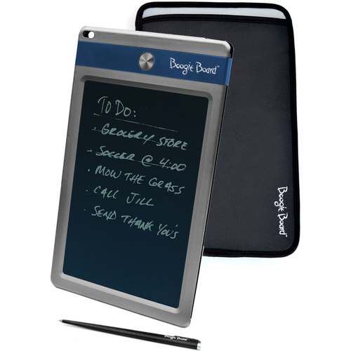 Boogie Board Jot 8.5 LCD eWriter Electronic Notepad + Sleeve Case Bundle - Blue - OPEN BOX