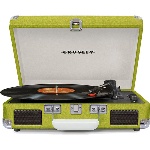 Crosley Cruiser Portable 3-Speed Turntable with Bluetooth - CR8005D-GR (Green)
