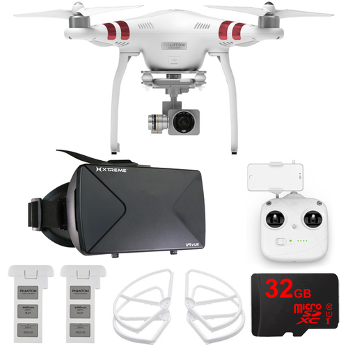 DJI Phantom 3 Standard Quadcopter Drone + 2.7K Camera FPV Virtual Reality Experience