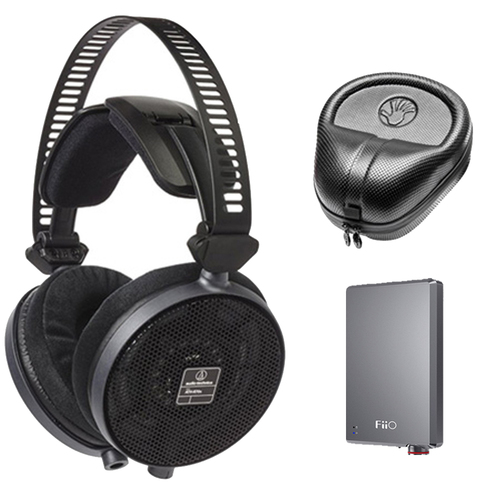 Audio-Technica ATH-R70X Professional Open-Back Reference Headphones Deluxe Bundle