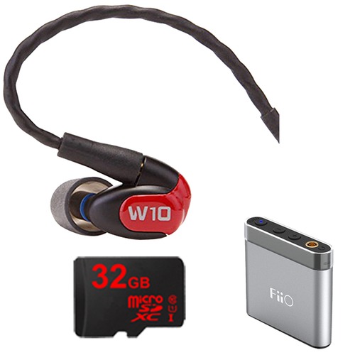Westone W10 Premium Single Driver In-Ear Monitor Headphones-78501 w/ FiiO A1 Amp Bundle