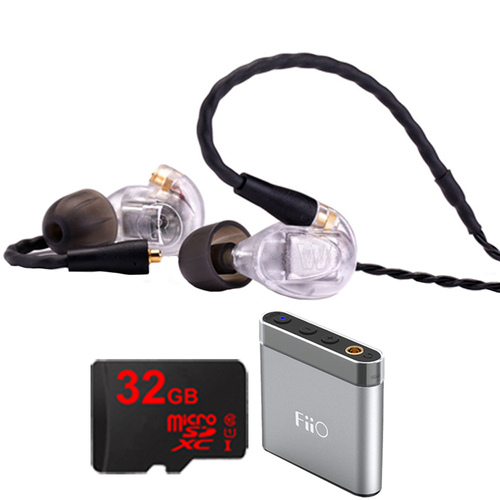 Westone UM Pro 20 High Performance Dual Driver In-ear Headphone-Clear w/ FiiO A1 Amp