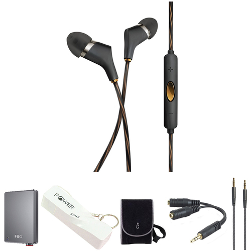 Klipsch X6i In-Ear Headphones (Black) with Headphone Kit