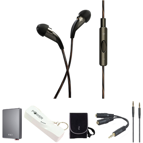 Klipsch X20i Earbuds with Mic and Music Controls for Apple With Fiio A5 Amp and Accy's