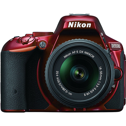 Nikon D5500 DX-format DSLR Camera w/ AF-S NIKKOR 18-55mm f/3.5-5.6G VR II Lens Refurb