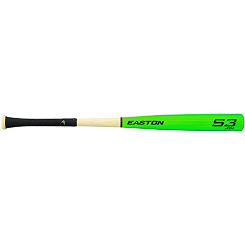 Easton S3 Balanced Ash C271 Big Barrel Adult Wood Baseball Bat w/Grip - A1102293229