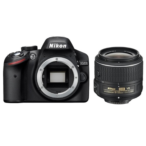 Nikon Refurbished D3200 24.2MP 1080P D-SLR Camera with 18-55mm VR II Lens