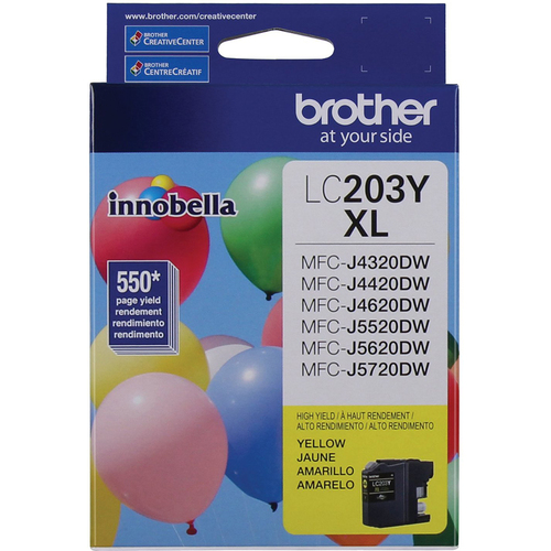 Brother High Yield Yellow Ink Cartridge - LC203Y