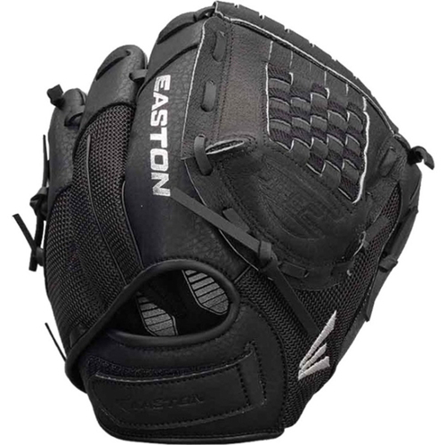 Easton ZFX1000BKBK - Z-Flex Left Hand Throw 10` Youth Ball Glove in Black - A130629LHT