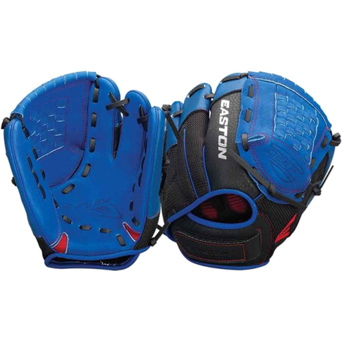 Easton ZFX1000RYRD - Z-Flex Left Hand Throw 10` Youth Ball Glove in Blue - A130634LHT