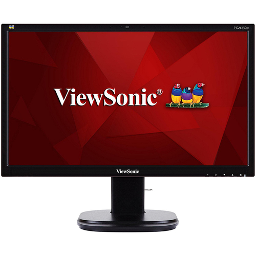 ViewSonic 24` Full HD Ergonomic Multimedia Monitor with Webcam - VG2437SMC