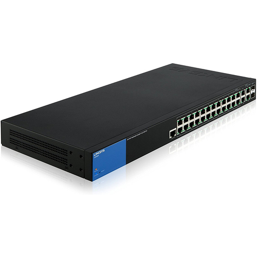 Linksys 28-Port Business Managed Gigabit PoE+ Switch (LGS528P)