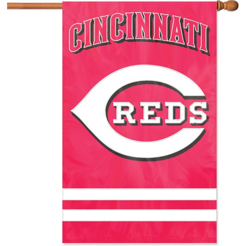 Party Animal Cincinnati Reds 28` x 44` House Banner Flag - AFCIN