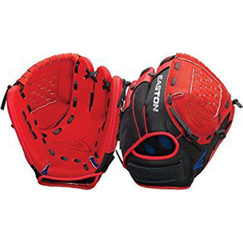Easton ZFX1000RDRY - Z-Flex Right Hand Throw 10` Youth Ball Glove in Red - A130635