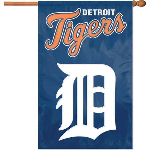 Party Animal Detroit Tigers Applique Banner Flag - AFDET