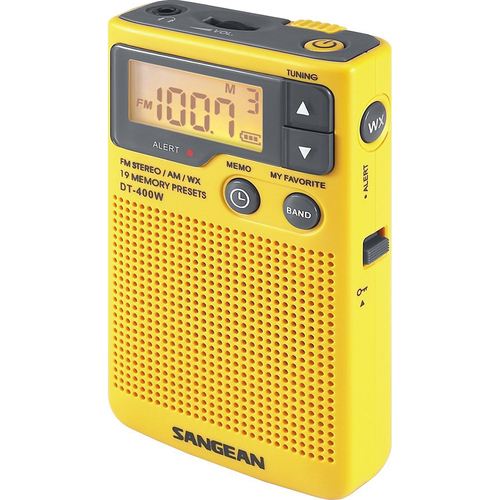 Sangean AM FM Aux weather alert Radio