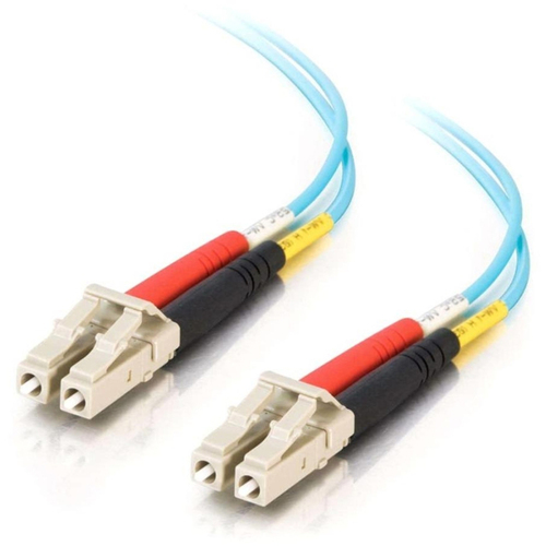 C2G 01121 LC-LC 10Gb 50/125 OM3 Duplex Multimode PVC Fiber Optic Cable (30 Meters)