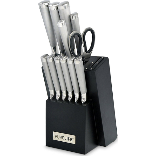Ragalta PureLife 13 Piece Forged Knife Set with Sharpener - Stainless Steel - PLKS-2222