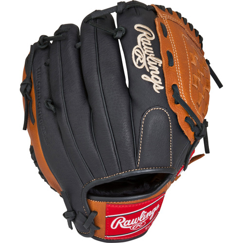 Rawlings P1075JR Prodigy Baseball Glove Pro Taper 10.75 in Right Hand Throw, Brown 10.75`