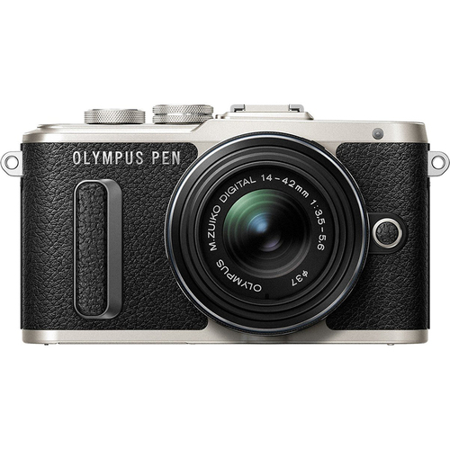 Olympus PEN E-PL8 16.1 MP Wi-Fi Blk Mirrorless Camera w/14-42mm IIR Blk Lens - OPEN BOX