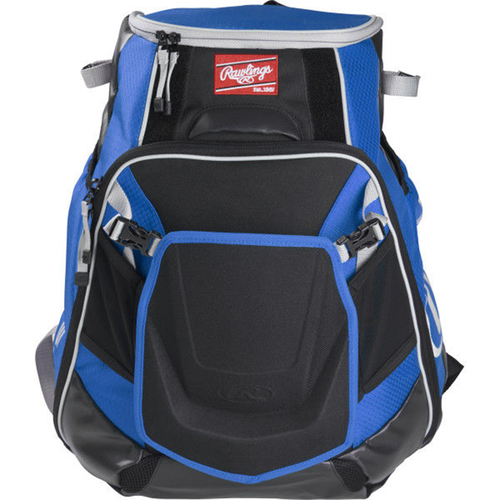 Rawlings Sporting Goods Velo Back Pack Royal/Gray with Shoulder Strap (VELOBK-R)
