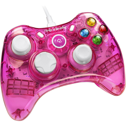 PDP Rock Candy Wired Controller for PC, Pink Palooza (904-004-NA-PK)