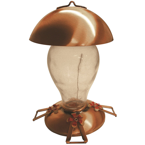 Gardman Copper Glass Hummingbird Feeder - BA05765