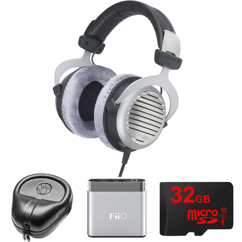 BeyerDynamic DT 990 Premium Headphones 600 OHM - 483966 w/ FiiO A1 Amp. Bundle