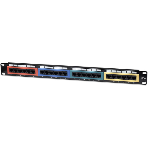 Intellinet Cat5e Color-Coded Patch Panel 513678