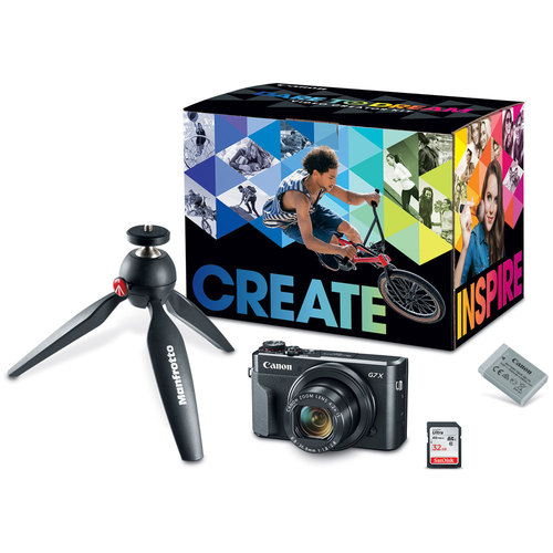 Canon PowerShot G7 X Mark II 20.1MP Digital Camera Video Creator Kit #2