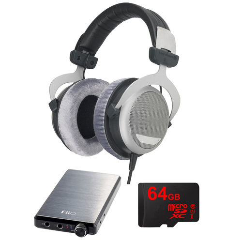 BeyerDynamic DT 880 Premium Headphones 250 OHM w/ FiiO A5 Amp Bundle