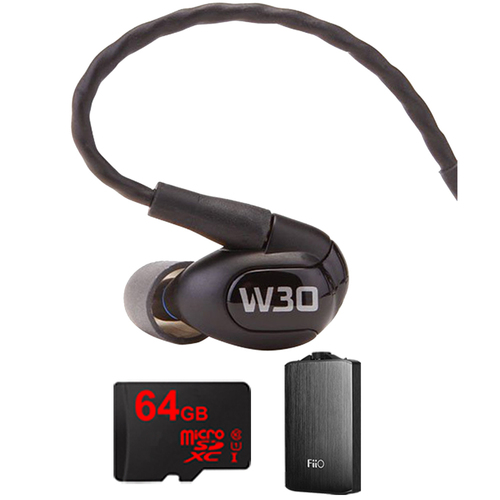Westone W30 Triple Driver Premium InEar Monitor Noise Isolating Headphone w/ FiiO A3 Amp