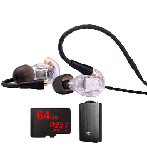 Westone UM Pro 20 High Performance Dual Driver In-ear Headphone-Clear w/ FiiO A3 Amp