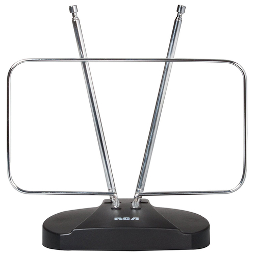 RCA ANT111Z Durable HDTV and FM Antenna, Rabbit Ears Design - Energy Star Certified