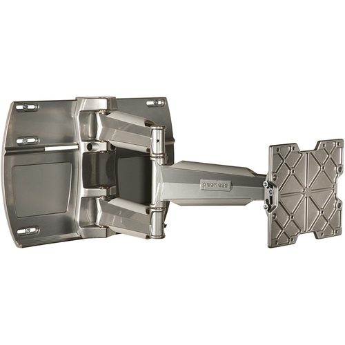 Peerless SA750 Articulating Arm Dual Stud Wall Mount (Gloss Silver) - OPEN BOX