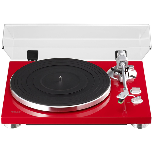 Teac TN-300 2-Speed Analog Turntable - Red - OPEN BOX