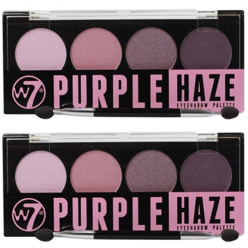 W7 Quad Eyeshadow Palette Purple Haze 2 Pack
