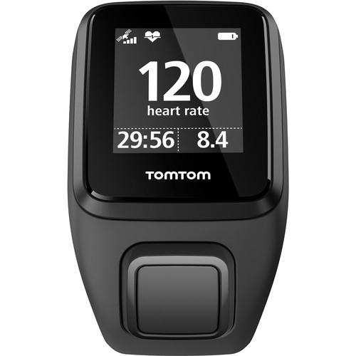 TomTom Spark 3, GPS Fitness Watch and Activity Tracker (Black, Small)
