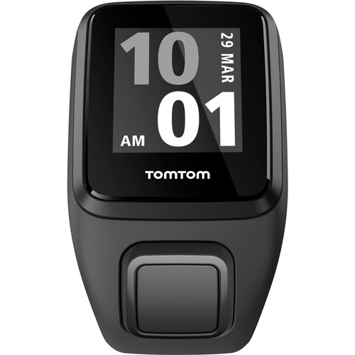 TomTom Spark 3 Cardio, GPS Fitness Watch + Heart Rate Monitor (Black, Large)