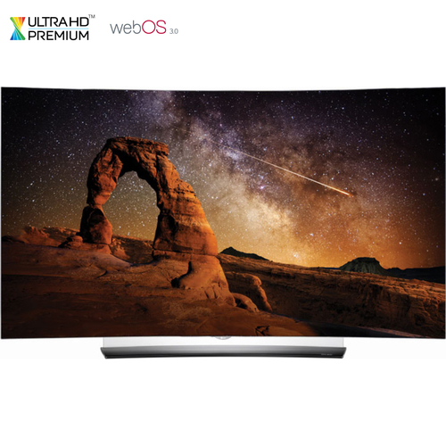 LG 55` C6 Curved OLED HDR 4K 3D Smart TV w/ webOS 3.0 - Certified Refurbished