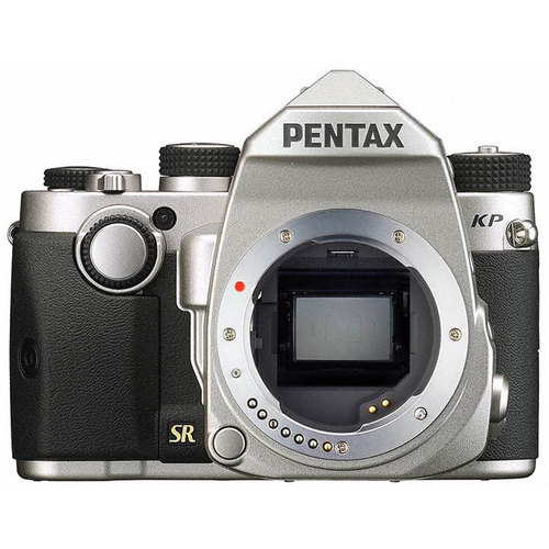 Pentax KP 24.3MP CMOS Ultra Compact Full HD Digital SLR Camera - Silver (Body Only)
