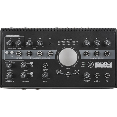 Mackie Big Knob 4x3 Studio Plus Monitor Controller - 192kHz USB I/O