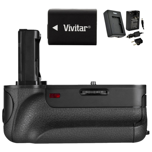Vivitar PG-A7II Battery Grip for Sony A7R II, A7 II, A7S II w/ Accessories Bundle