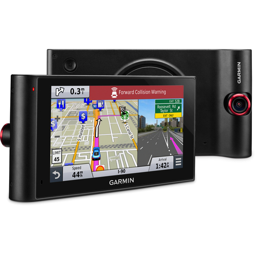Garmin nuviCam LMTHD 6` GPS Built-in Dashcam Maps HD Traffic - Refurbished
