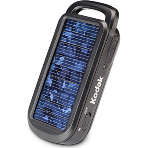 Kodak Solar Charger for Batteries & USB Devices (includes USB cable & 2 AA - OPEN BOX