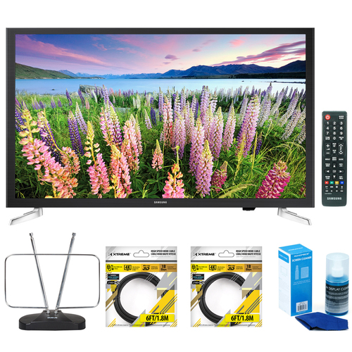 Samsung 32-Inch Full HD 1080p Smart LED HDTV UN32J5205 with Accessories Bundle