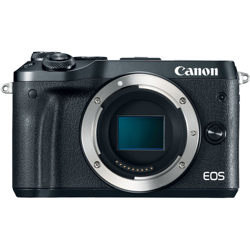 Canon M6 EOS 24.2MP Mirrorless Digital Camera - Black (Body Only)
