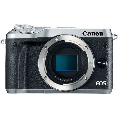 Canon M6 EOS 24.2MP Mirrorless Digital Camera - Silver (Body Only)