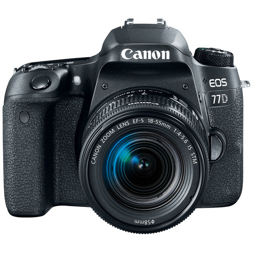 Canon EOS 77D 24.2 MP DSLR Camera Wi-Fi & Bluetooth with EF-S 18-55mm IS STM Lens